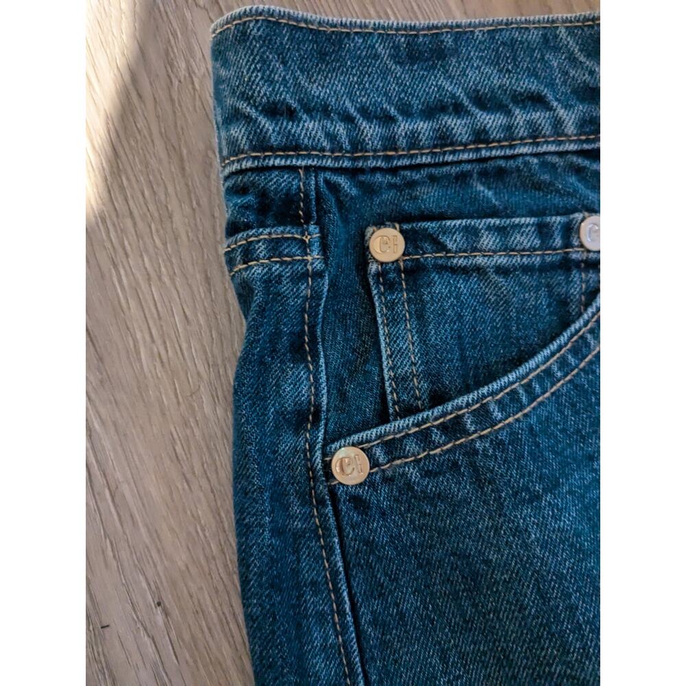 Gap × Cult Gaia - Asymmetrical Denim Maxi Skirt / 26 / NWT - Picture 5 of 9